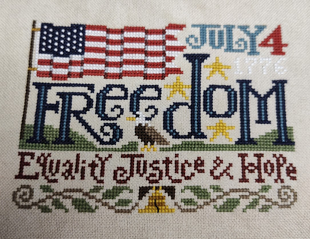 Founding Promises Kit w/frame- Silver Creek Samplers