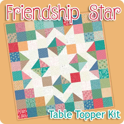 Home Town Friendship Star Table Runner Quilt Kit by Lori Holt