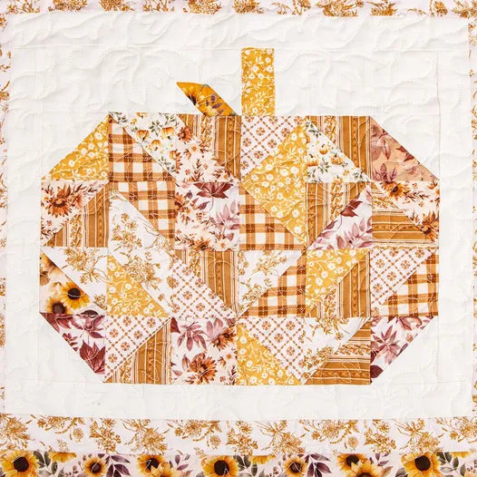 Harvest Table Runner Quilt Kit Featuring Harvest on the Prairie by Modern Prairie - Riley Blake