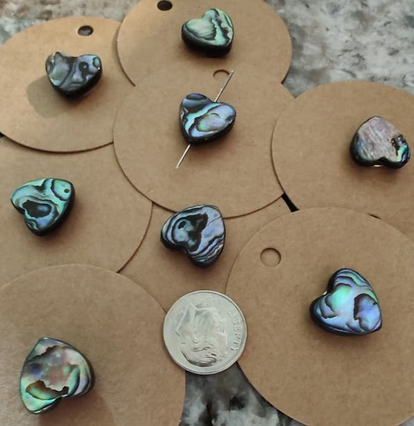 Needleminder- Heart-Marbled w/needle hole