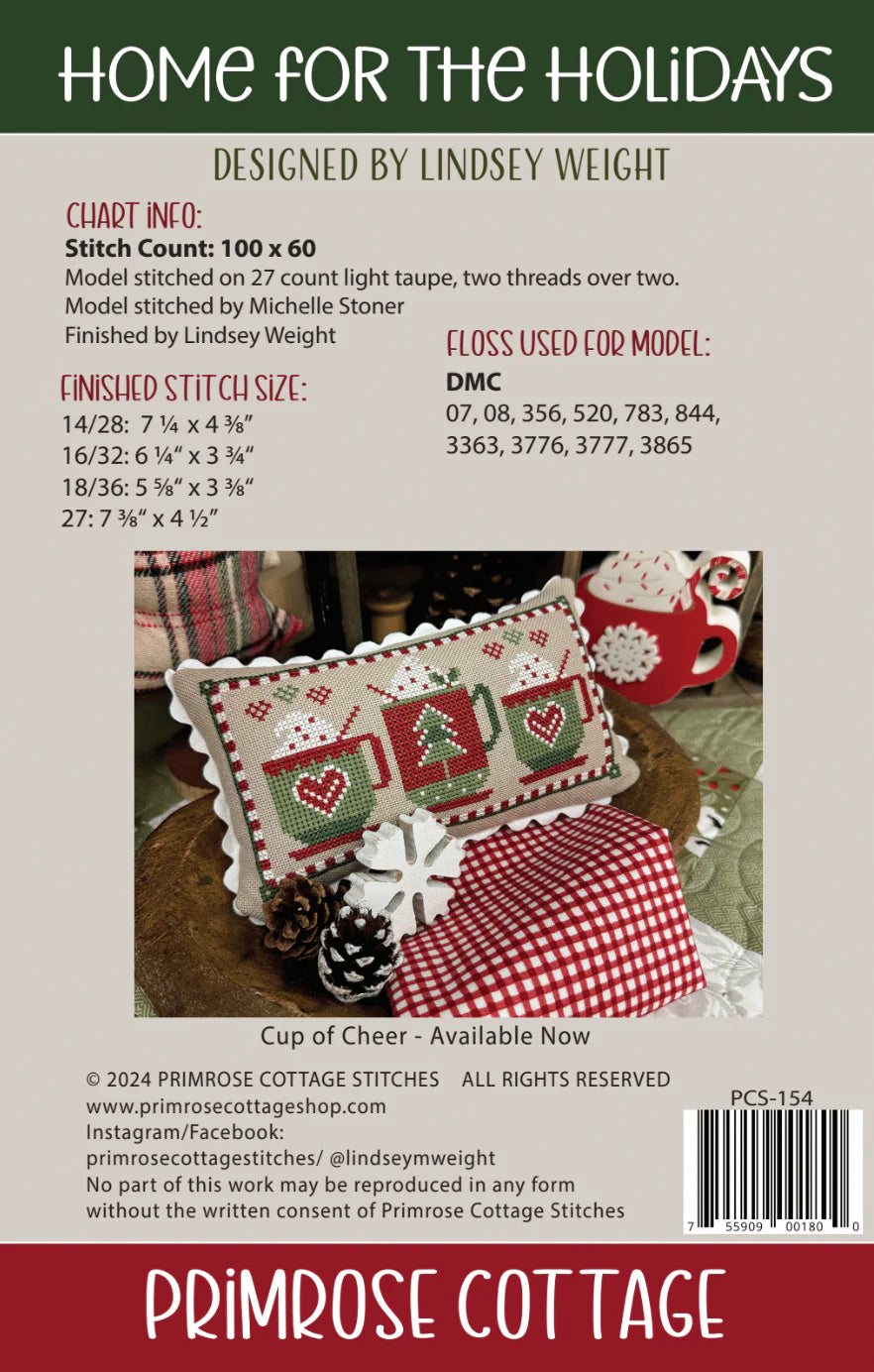 Home for the Holidays- Primrose Cottage Stitches