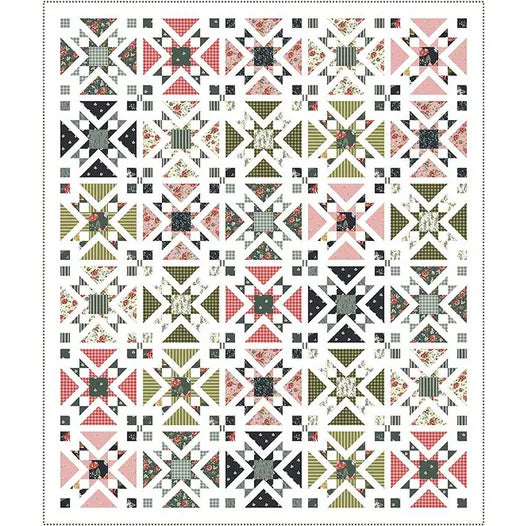 Confetti Stars Quilt Kit Featuring Bellissimo Gardens by My Mind's Eye