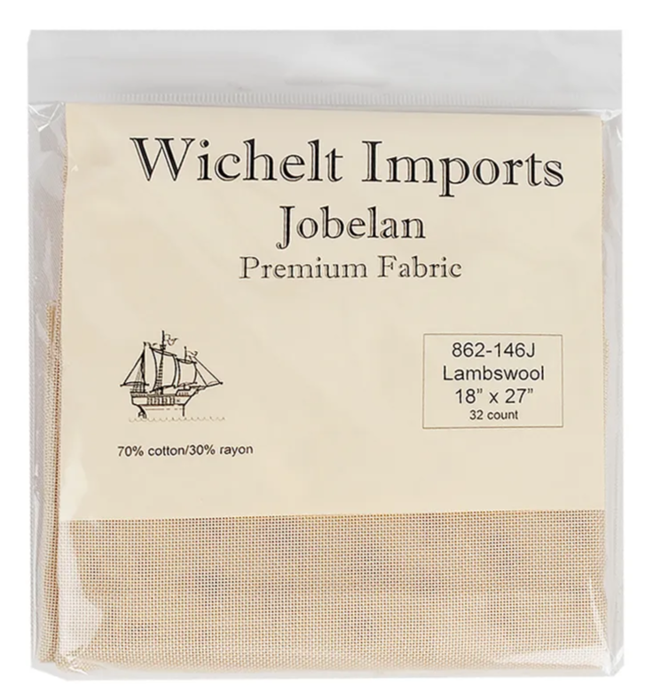 32ct Lambswool Jobelan (Evenweave) by Wichelt