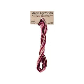 Mother's Day #4115 by Weeks Dye Works- 5 yds Hand-Dyed, 6 Strand 100% Cotton Cross Stitch Embroidery Floss