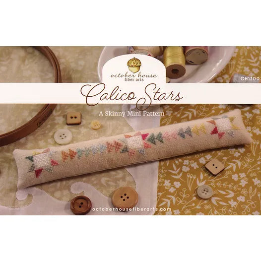 Calico Stars - A Skinny Mini Pattern - October House Fiber Arts