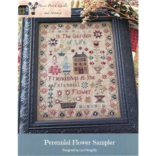 Perennial Flower Sampler - Pansy Patch Quilts and Stitchery