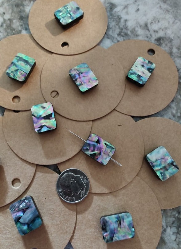 Needleminder- Marbled Rectangle w/needle hole