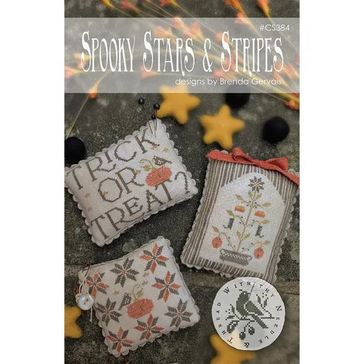 Spooky Stars & Stripes - With Thy Needle & Thread - Brenda Gervais - Cross Stitch Pattern