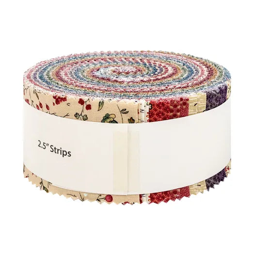 Sturbridge Floral Petites by Pam Buda for Marcus Fabrics - 2.5" Strips