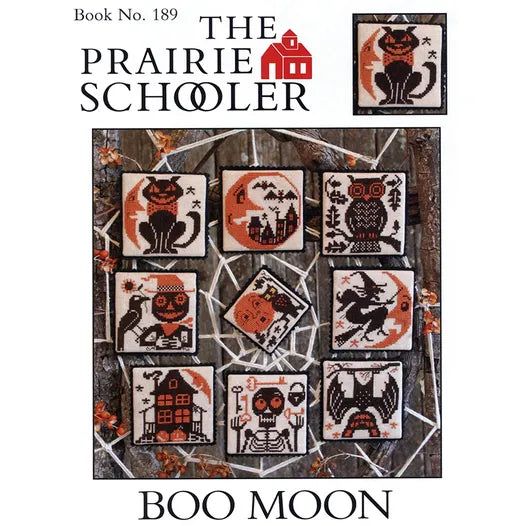 Boo Moon -  The Prairie Schooler - Cross Stitch Pattern