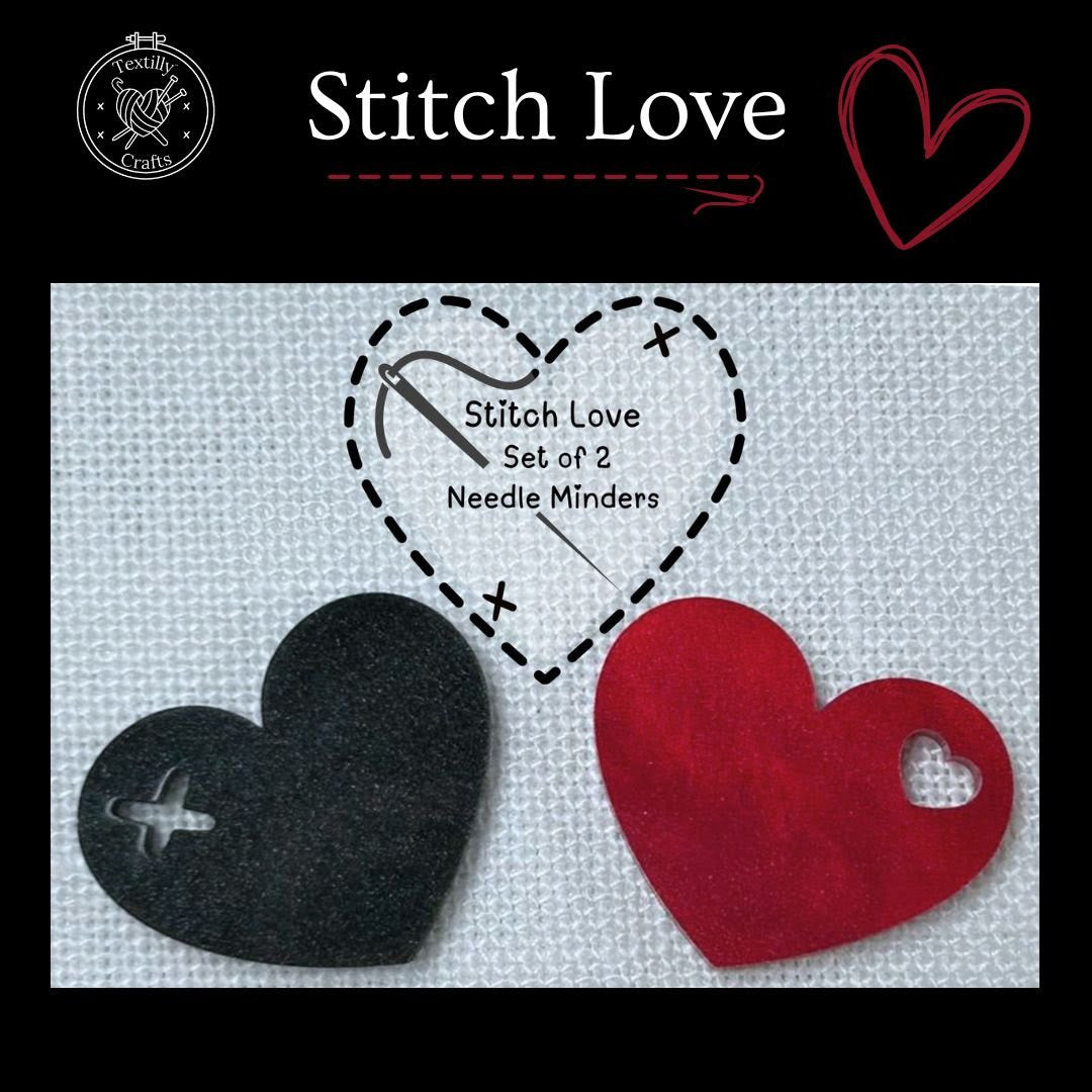 Sew Vintage Stitch Love Needleminder Set - Textilly Crafts