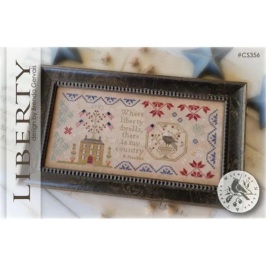 Liberty - With Thy Needle & Thread - Brenda Gervais - Cross Stitch Pattern