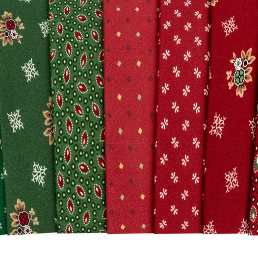 Yesteryear Yuletide by Sheryl Johnson of Temecula Quilt Company for Marcus Fabrics 2.5 Strips10x10