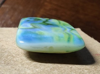 Needle Minder - Green/Blue Marble W/needle hole