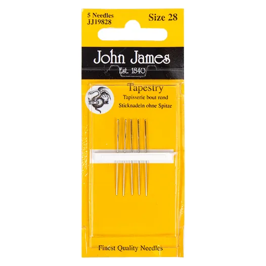 John James Tapestry Needles - Size 24, 26 & 28