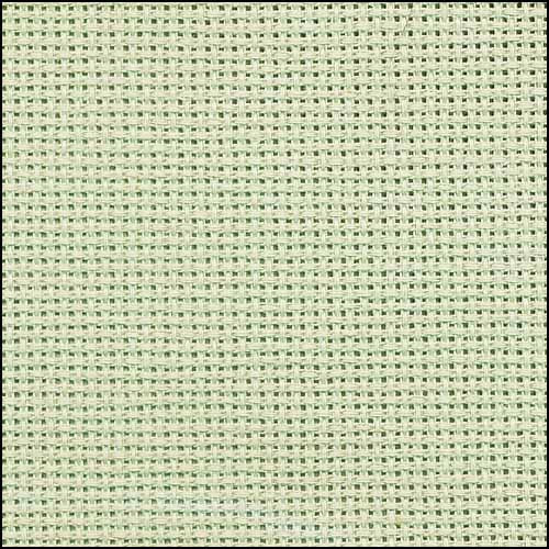 20 Count Mimosa Green Aida – Zweigart Cross Stitch Fabric – More Information in Description
