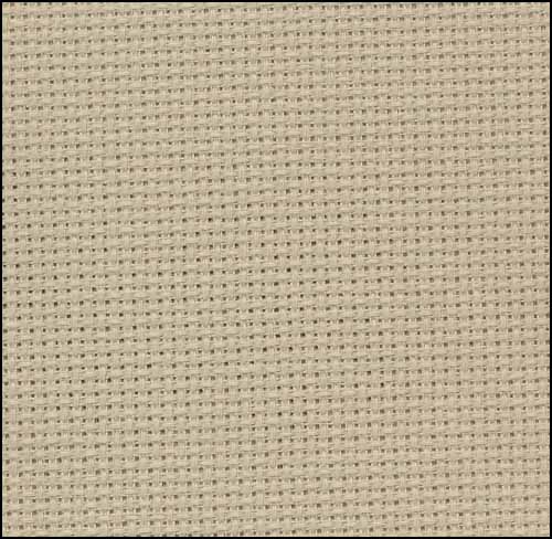 16 Count Parchment (Sand) Aida – Zweigart Cross Stitch Fabric
