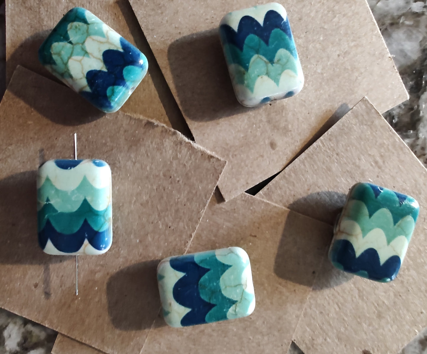 Needle Minder - Blue Wave w/ needle hole