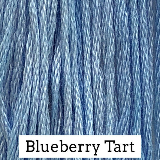 Blueberry Tart - Classic Colorworks - CCT-033- 5 yds, Hand-Dyed, 6 Strand, 100% Cotton Cross Stitch Embroidery Floss