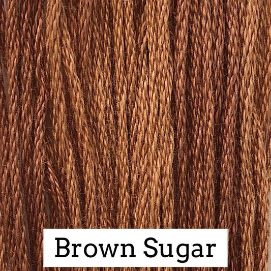 Brown Sugar by Classic Colorworks - 5 yds, Hand-Dyed, 6 Strand, 100% Cotton, Cross Stitch Embroidery Floss