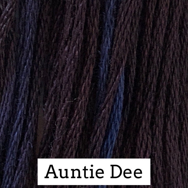 Auntie Dee - Classic Colorworks - CCT-062- 5 yds, Hand-Dyed, 6 Strand, 100% Cotton Cross Stitch Embroidery Floss
