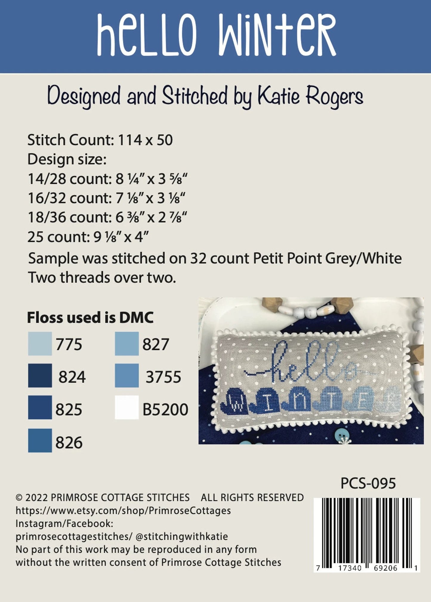 Hello Winter - Primrose Cottage Stitches