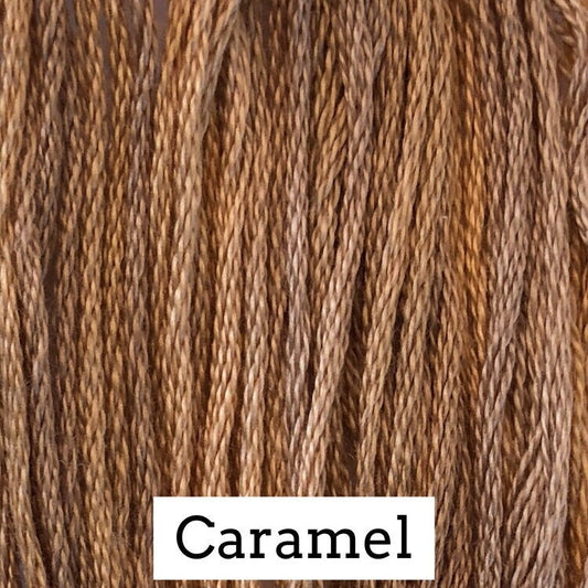 Caramel by Classic Colorworks - 5 yds, Hand-Dyed, 6 Strand, 100% Cotton, Cross Stitch Embroidery Floss
