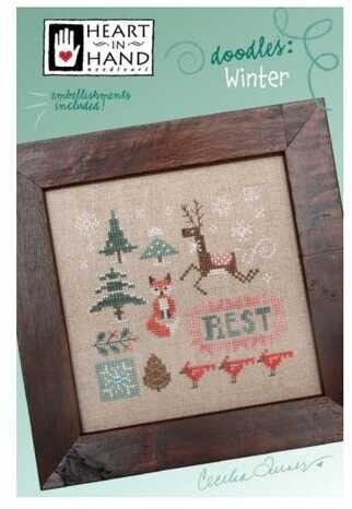 Doodles: Winter – PAPER Pattern – Heart in Hand