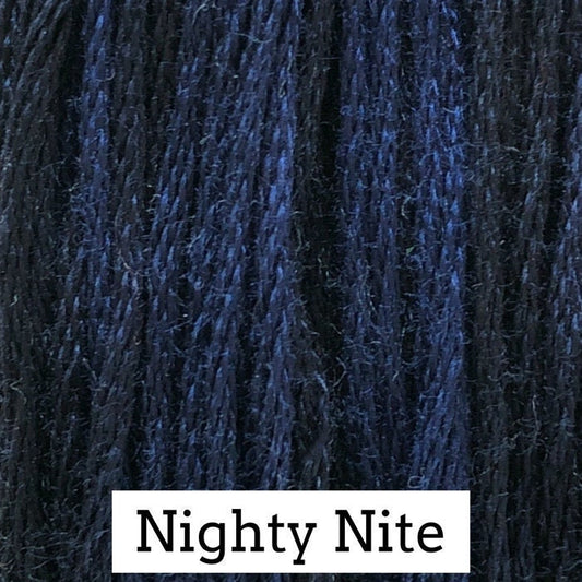 Nighty Nite by Classic Colorworks - 5 yds, Hand-Dyed, 6 Strand, 100% Cotton, Cross Stitch Embroidery Floss