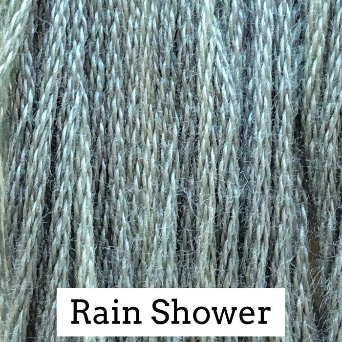 Rain Shower by Classic Colorworks - 5 yds, Hand-Dyed, 6 Strand, 100% Cotton, Cross Stitch Embroidery Floss