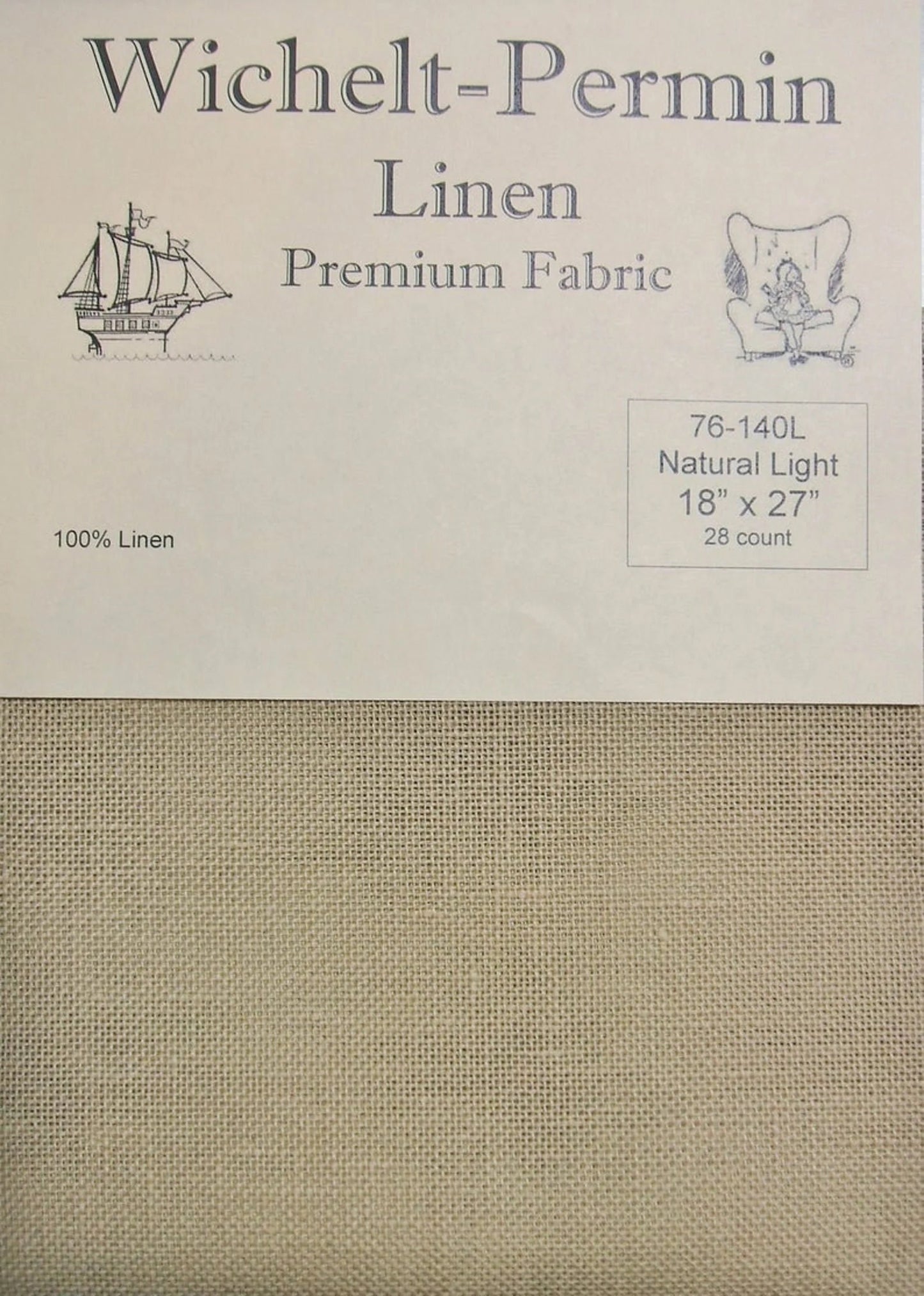28 Ct. Natural Light Linen by Wichelt