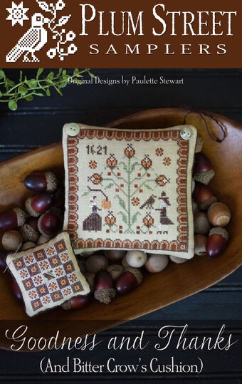 Goodness and Thanks - Plum Street Samplers - Cross Stitch Pattern