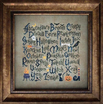 Halloween Sampler - Cottage Garden Samplings - Cross Stitch Pattern