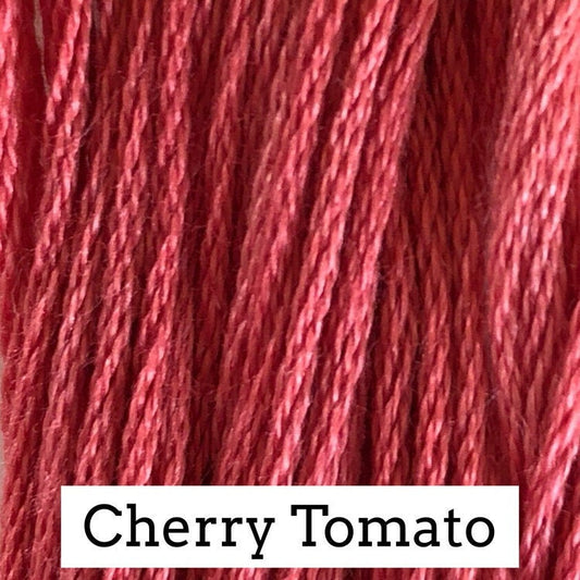 Cherry Tomato by Classic Colorworks - 5 yds, Hand-Dyed, 6 Strand, 100% Cotton, Cross Stitch Embroidery Floss