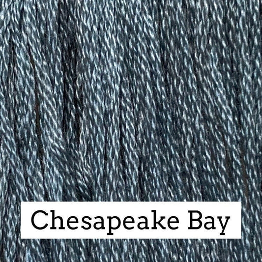 Chesapeake Bay by Classic Colorworks - 5 yds, Hand-Dyed, 6 Strand, 100% Cotton, Cross Stitch Embroidery Floss