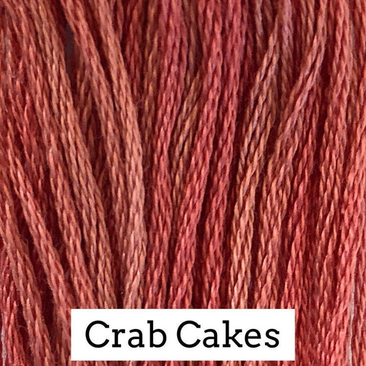 Crab Cakes by Classic Colorworks - 5 yds, Hand-Dyed, 6 Strand, 100% Cotton, Cross Stitch Embroidery Floss