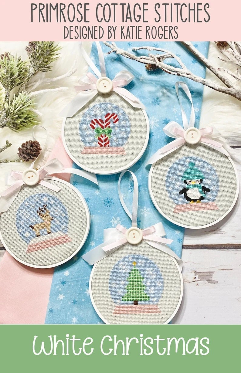 White Christmas – Primrose Cottage Stitches - Cross Stitch Pattern