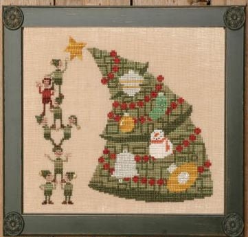 Uber Christmas Tree - Bent Creek - Cross Stitch Pattern
