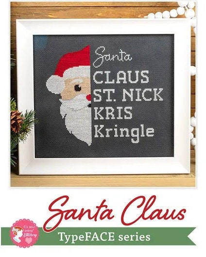 Santa TypeFACE Series - It's sew Emma