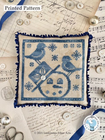 Gathering Snowflakes - Luminous Fiber Arts - Misty Pursel - Cross Stitch Pattern
