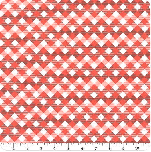 Bee Ginghams Cayenne Tammy - Lori Holt of Bee in My Bonnet - Fabric Off the Bolt