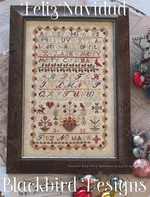 Feliz Navidad - Blackbird Designs - Cross Stitch Pattern