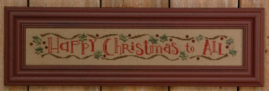 Happy Christmas Row - Bent Creek - Cross Stitch Pattern