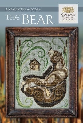 The Bear #6 - A Year in the Woods - Cottage Garden Samplings - Cross Stitch Pattern