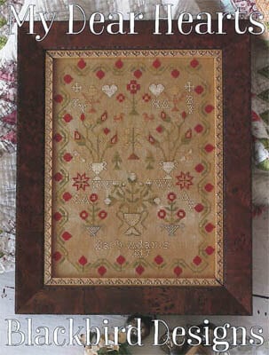 My Dear Hearts - Blackbird Designs - Cross Stitch Pattern