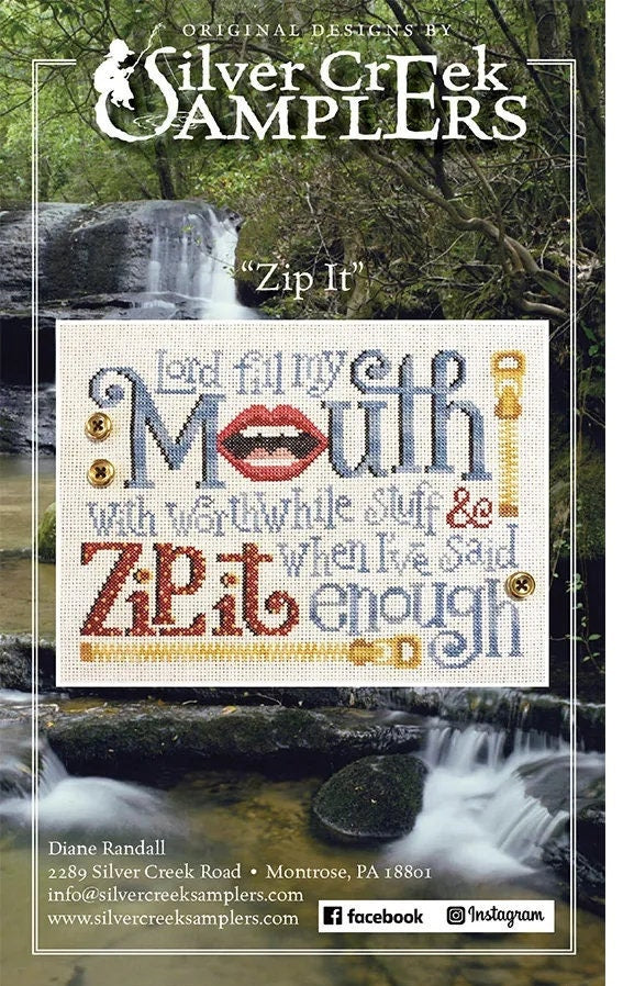 Zip It - Silver Creek Samplers - Cross Stitch Pattern