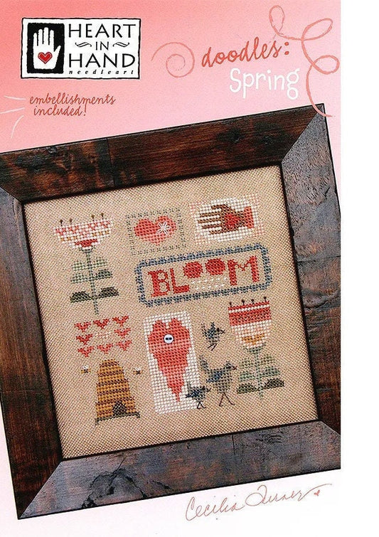 Doodles: Spring – PAPER Pattern – Heart in Hand