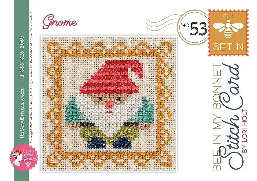 Stitch Cards Set N - Lori Holt - Bee in my Bonnet