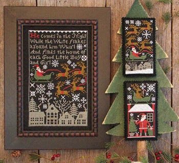 Santa's Night - The Prairie Schooler - Cross Stitch Pattern