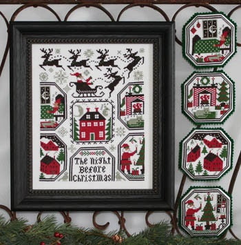 Night Before Christmas - The Prairie Schooler - Cross Stitch Pattern
